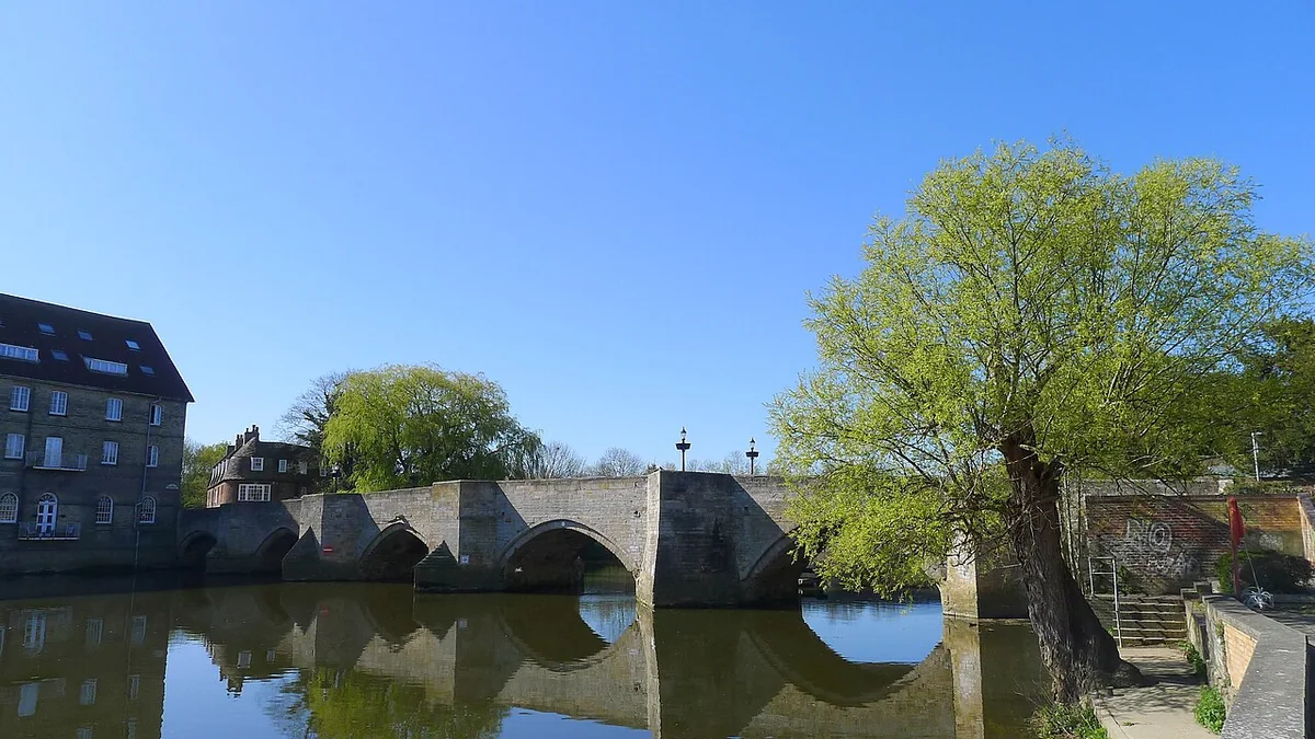 Huntingdon Bridge over the River Great Ouse