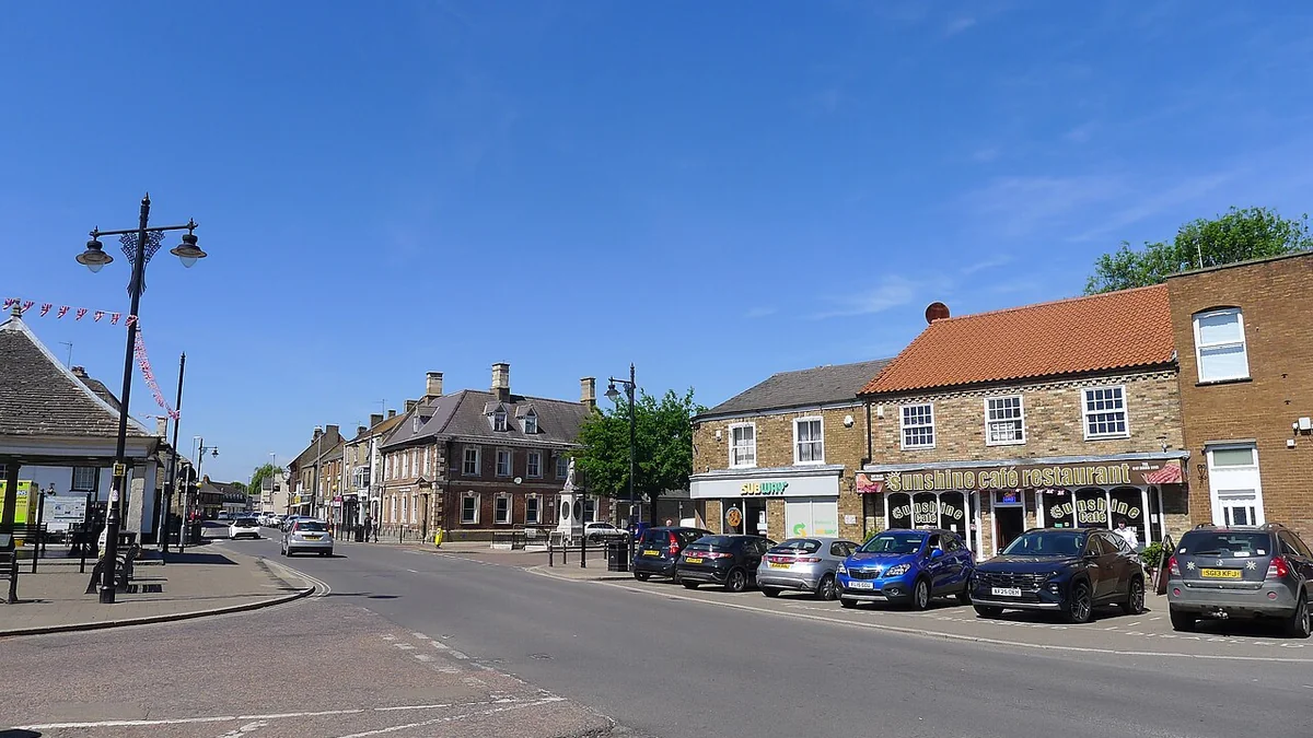 Market Street and the Buttercross, Whittlesey