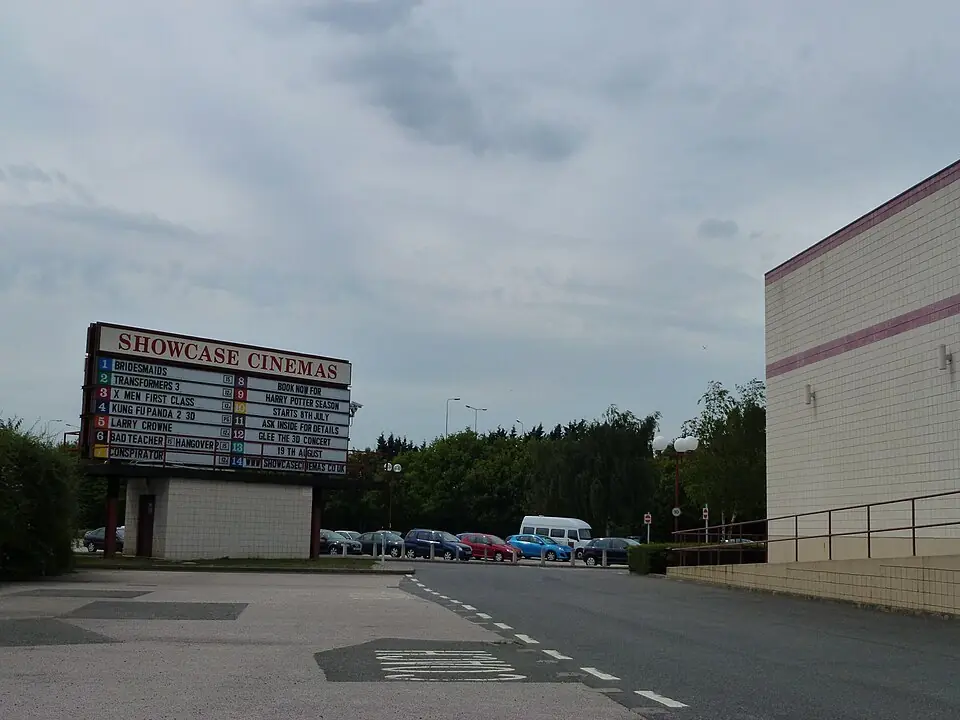 Entrance to Showcase Cinemas, Peterborough