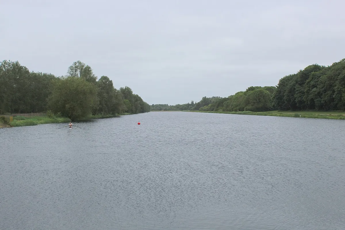 Rowing Lake at Thorpe Meadows, Peterborough